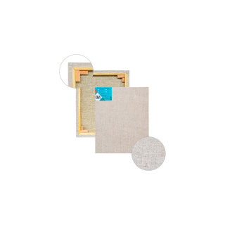 Полотно на підрамнику, 30х70 см., середнє зерно, галерейна натяжка, профіль 45х18 мм. Грунт безколірний (колір льону натуральний) П45Л166г3070