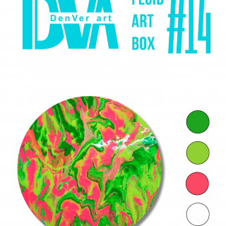 Набір для малювання рідким акрилом "Fluid ART Box" ТМ DenVer Art, FAB#014