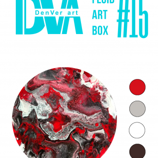 Набір для малювання рідким акрилом "Fluid ART Box" ТМ DenVer Art, FAB#015