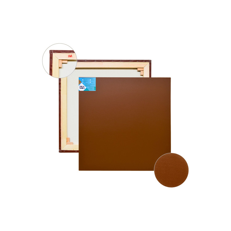 Полотно на підрамнику, 95х130 см., середнє зерно, галерейна натяжка, профіль 60х22 мм. Грунт умбра П60Б165г95130